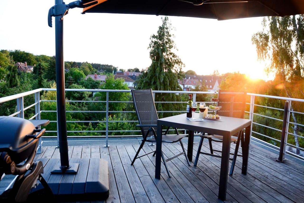Apartament Weitblick-Loft Mit Terrasse Rostock Zewnętrze zdjęcie