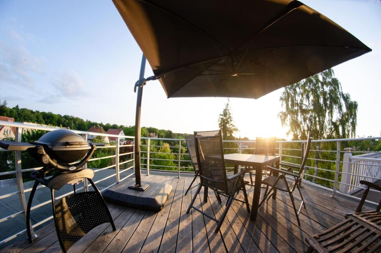 Apartament Weitblick-Loft Mit Terrasse Rostock Zewnętrze zdjęcie